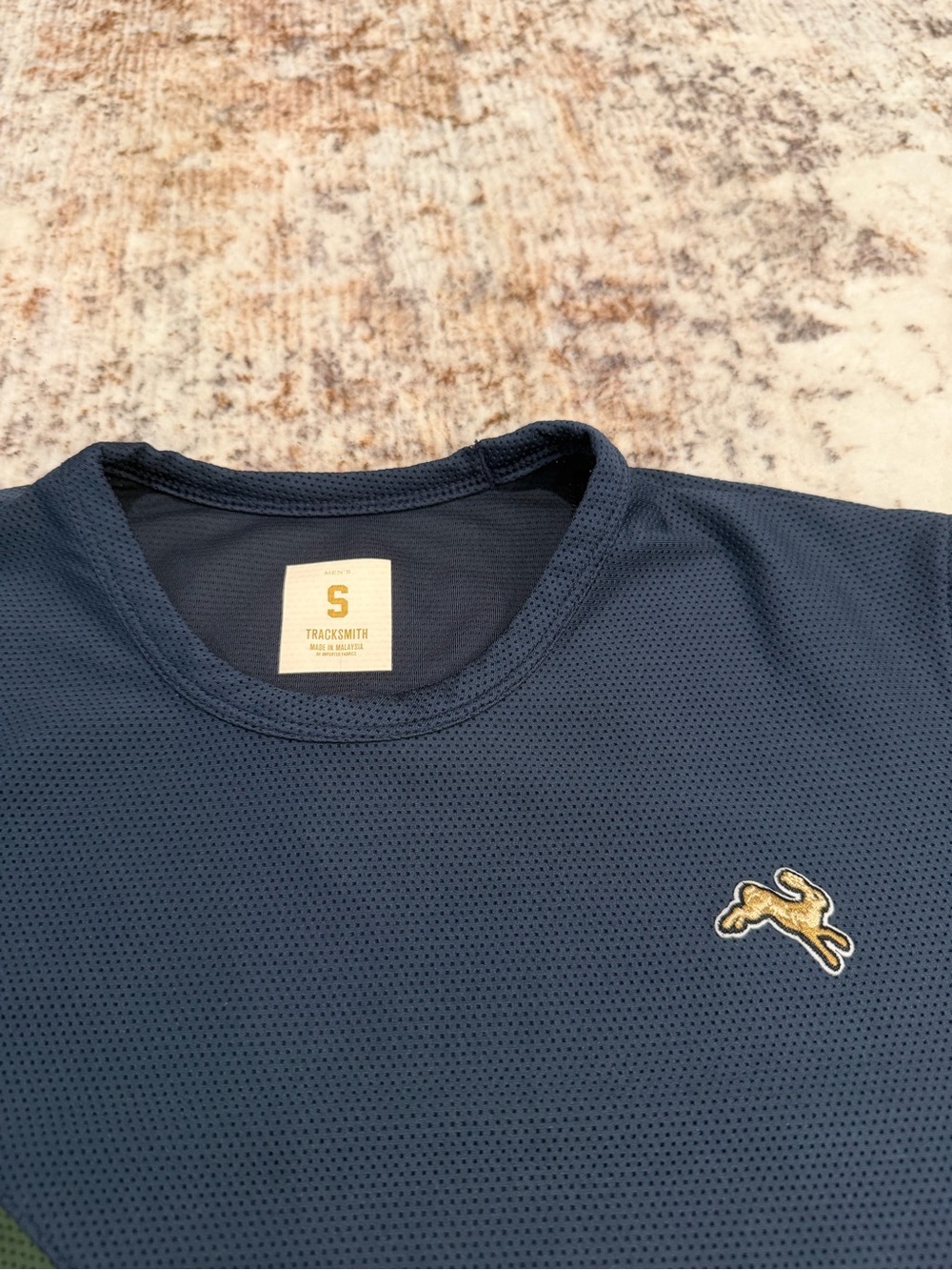 Tracksmith, Navy and Green, Van Cortlandt Running Shirt and Shorts Set | Men’s S - Picture 4 of 14